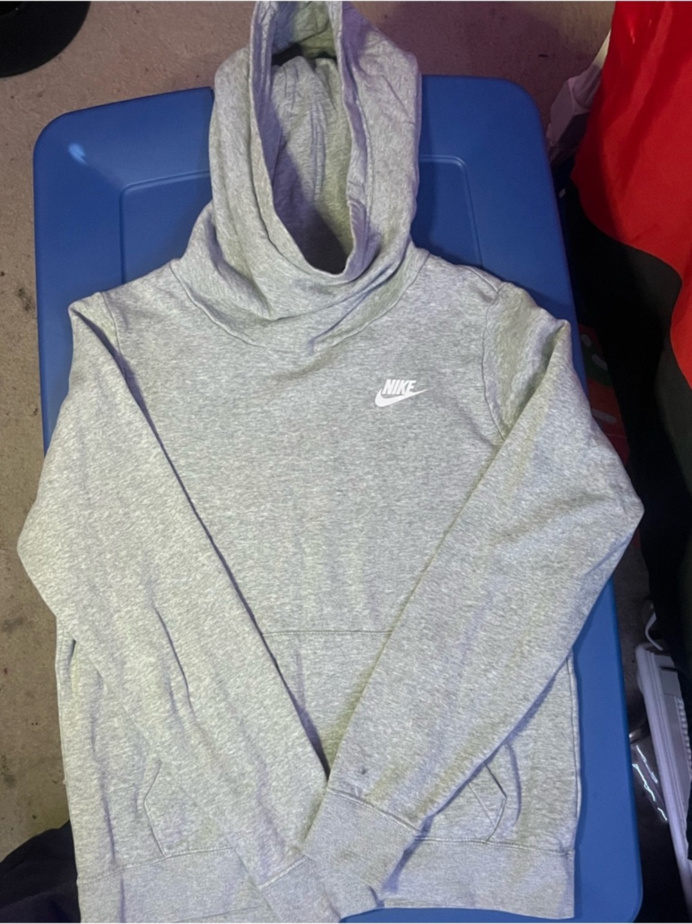 Nike Light Grey Men’s Pullover Hoodie